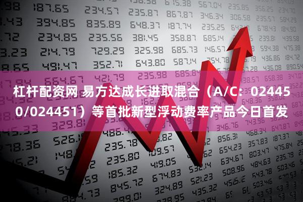 杠杆配资网 易方达成长进取混合（A/C：024450/024451）等首批新型浮动费率产品今日首发